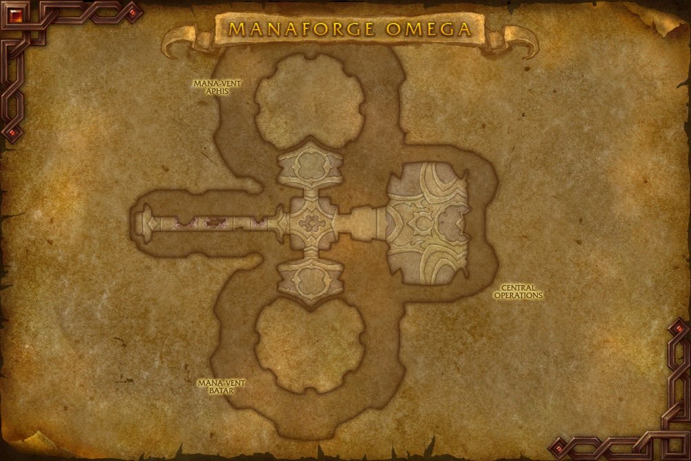 Manaforge Omega map