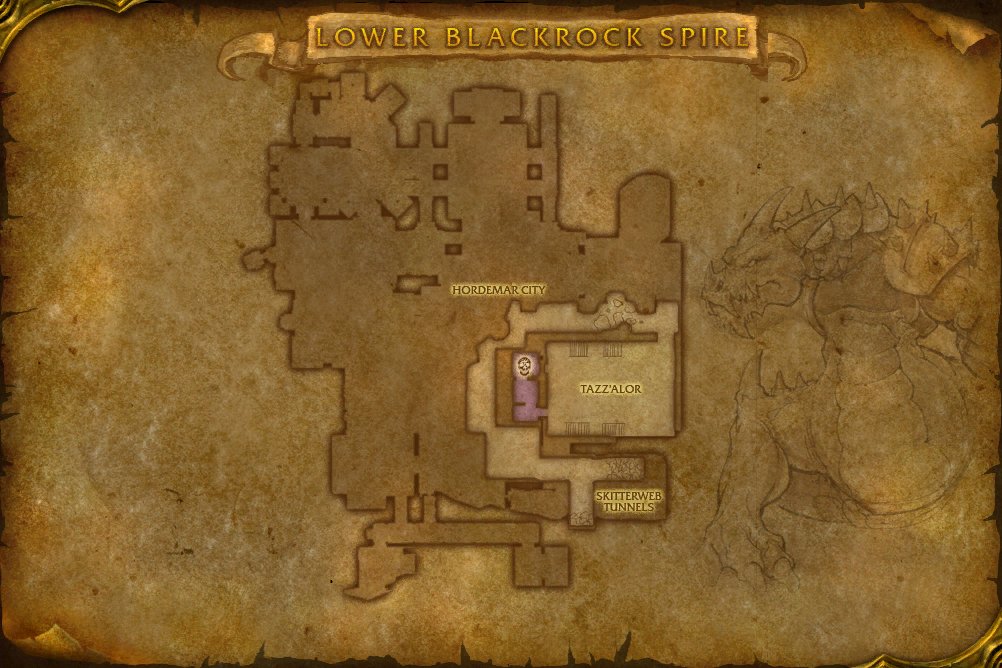 Blackrock Spire map