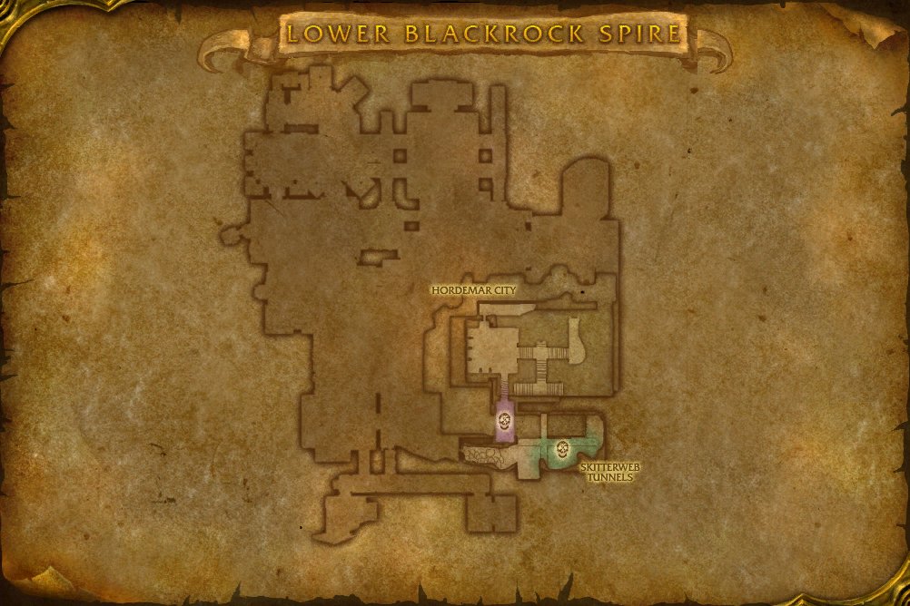 Blackrock Spire map