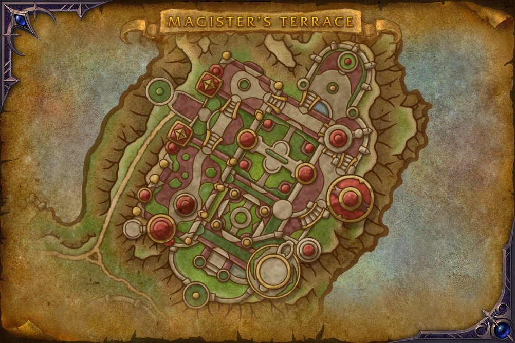 Magisters' Terrace map