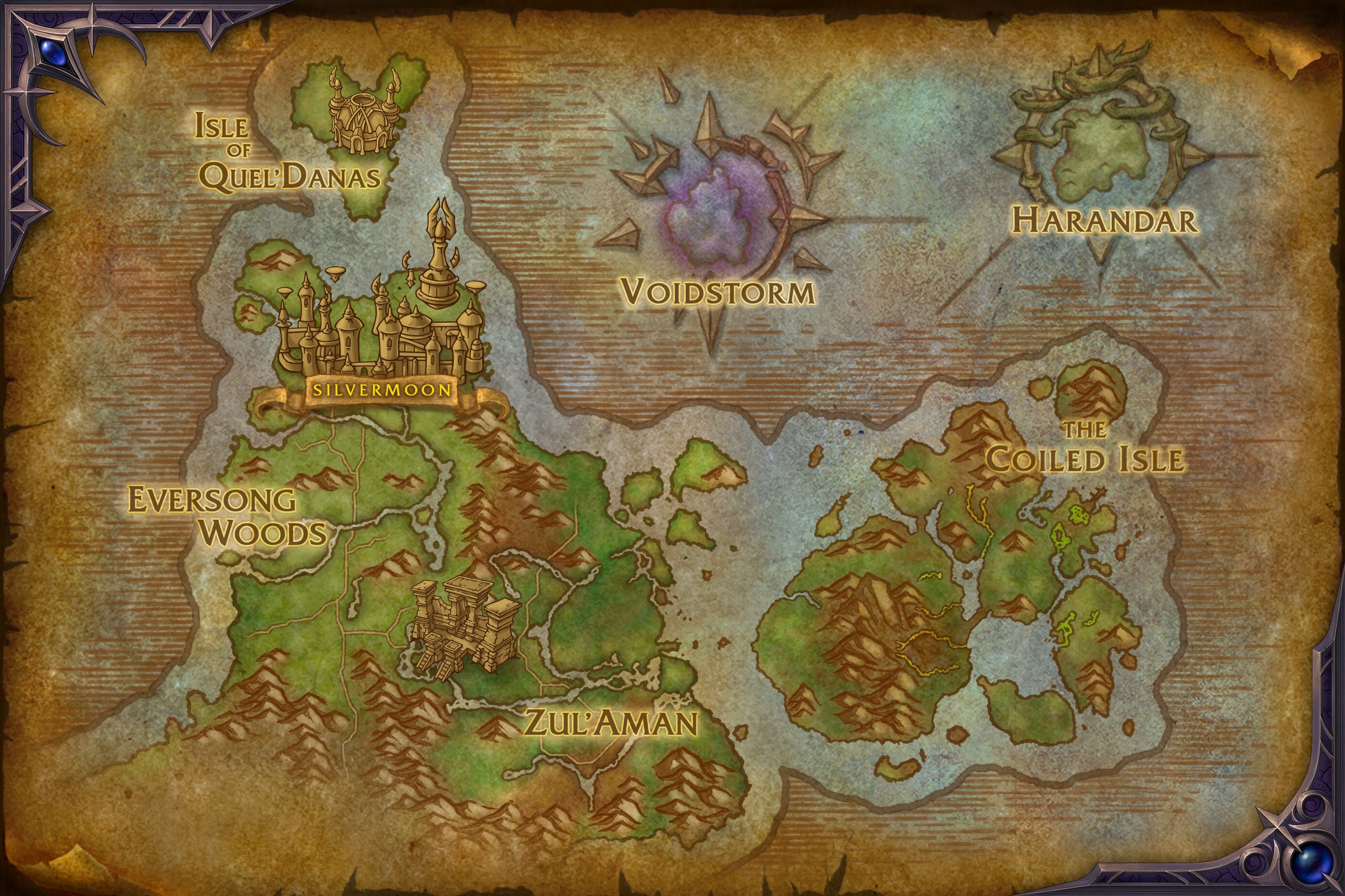 Quel'Thalas map