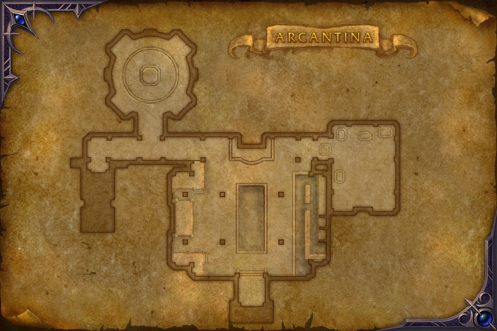 Arcantina map