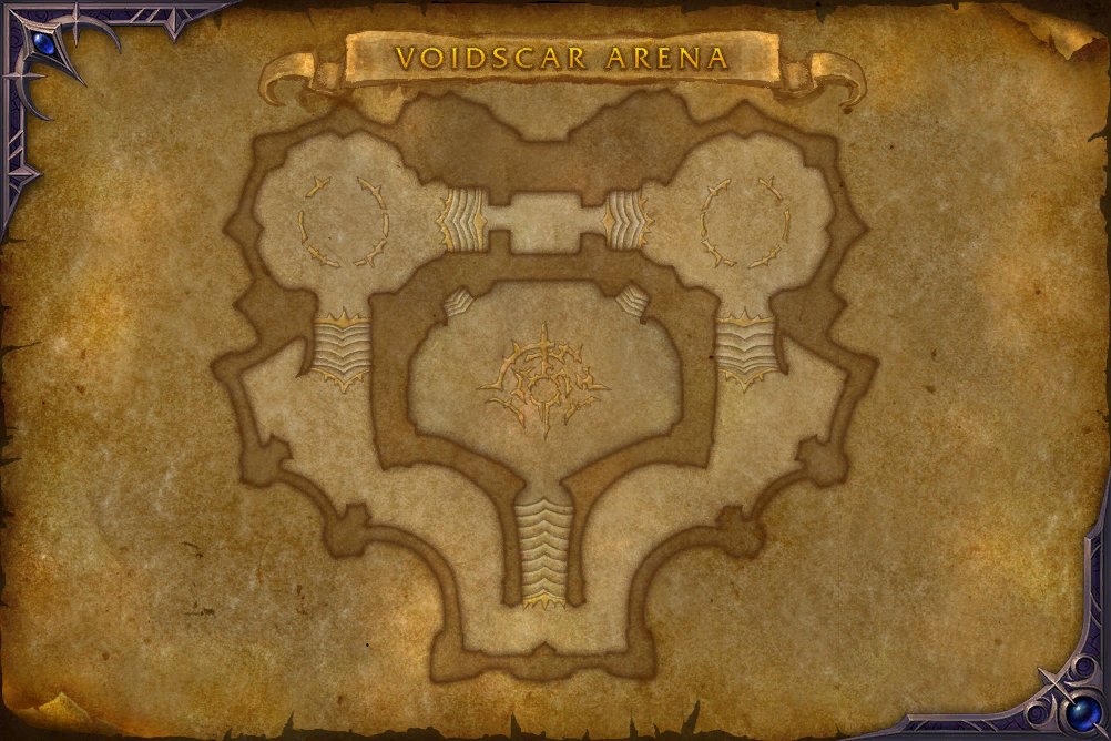 Voidscar Arena map