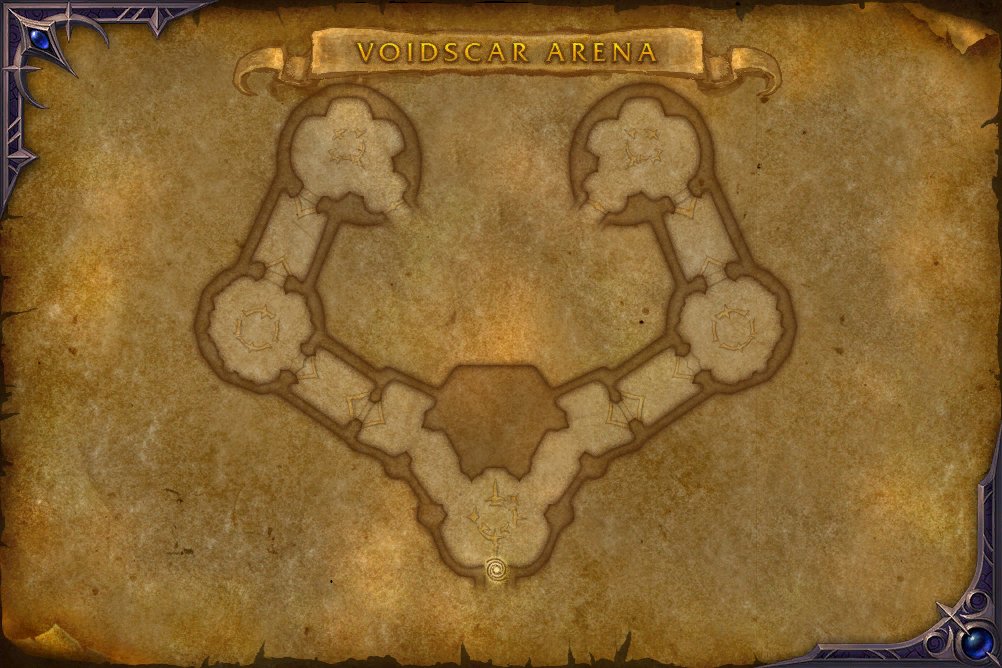 Voidscar Arena map