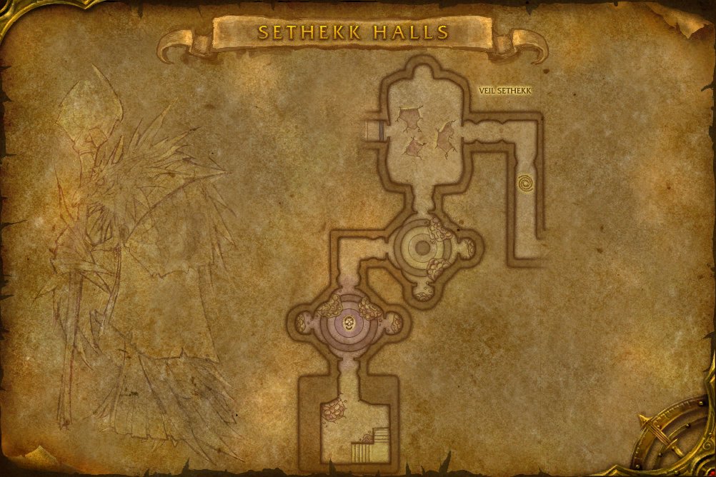 Sethekk Halls map