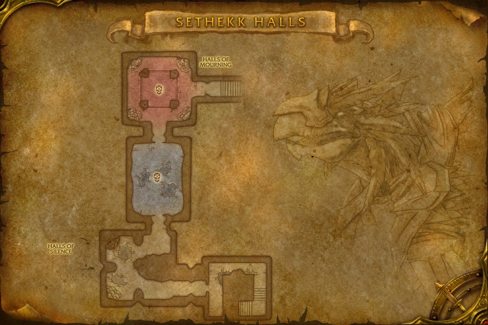 Sethekk Halls map
