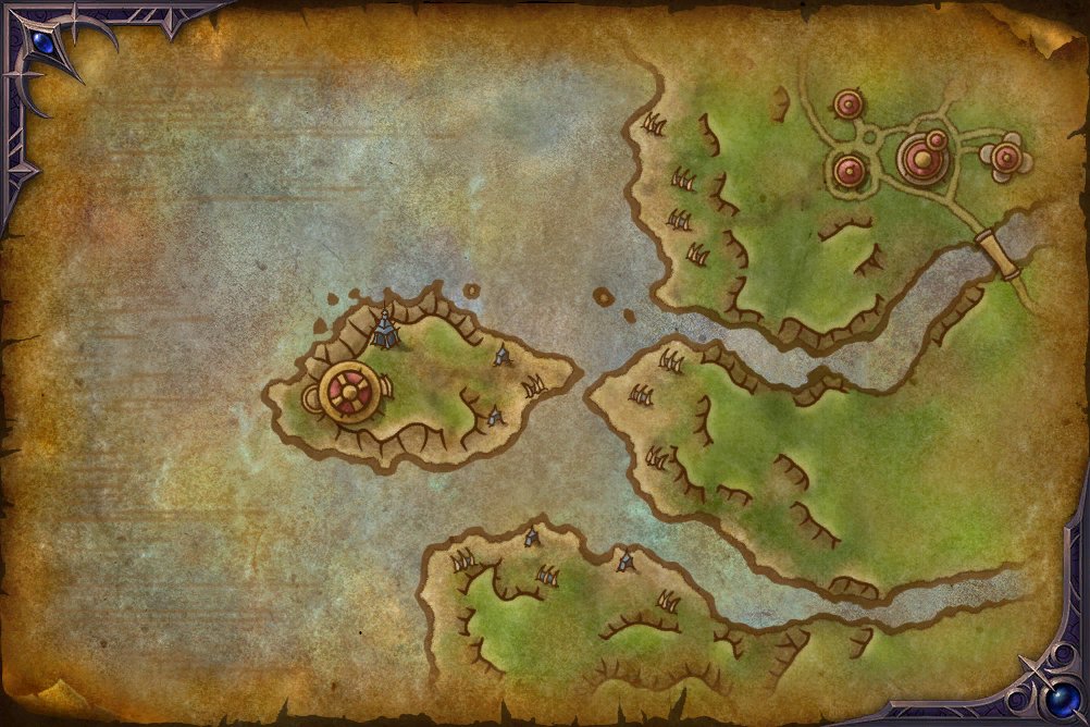 Eversong Woods map