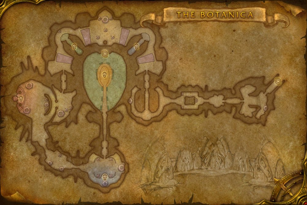 The Botanica map