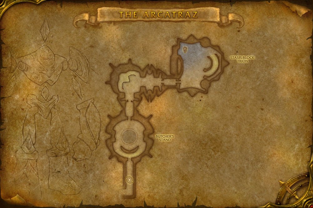 The Arcatraz map