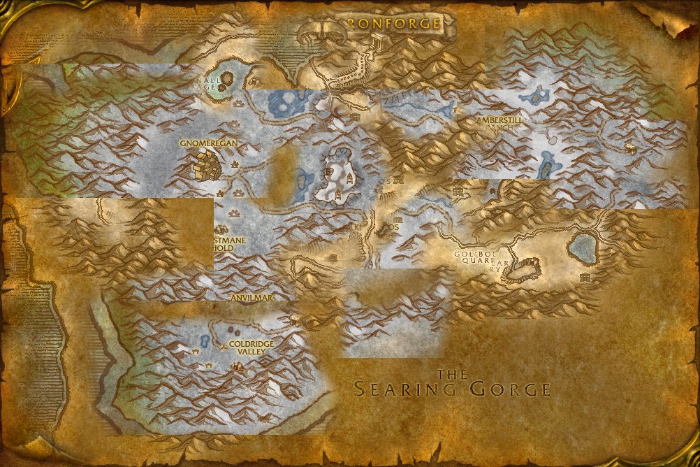 Dun Morogh map