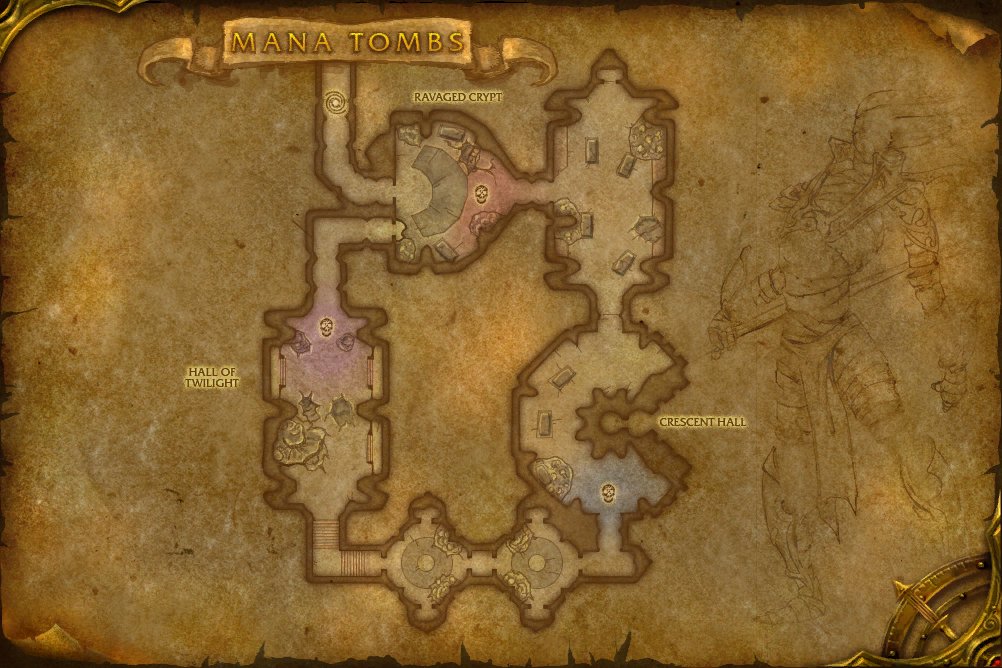 Mana-Tombs map