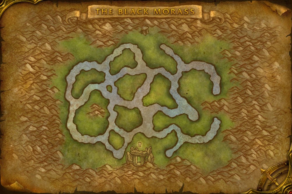 The Black Morass map
