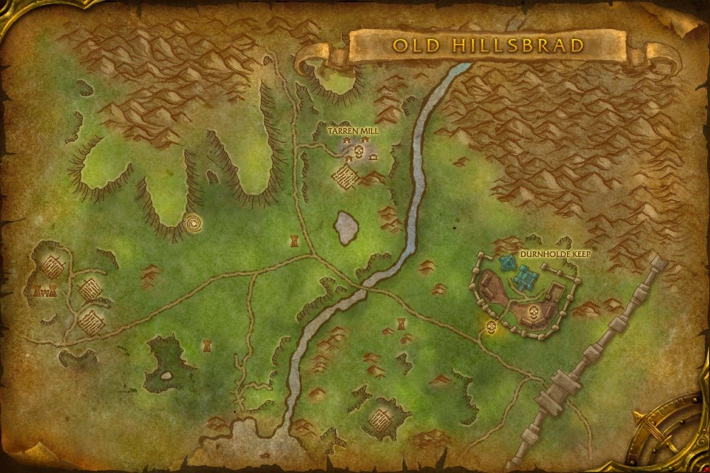 Old Hillsbrad Foothills map