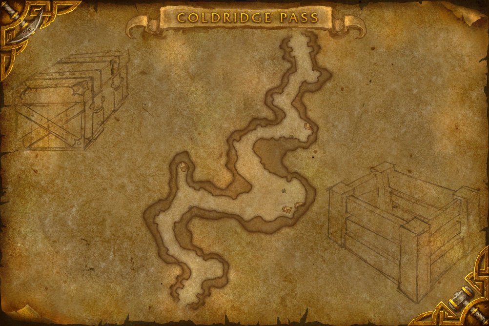 Coldridge Pass map