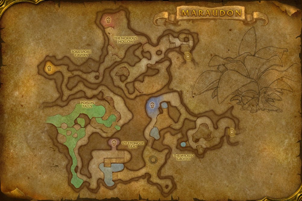 Maraudon map