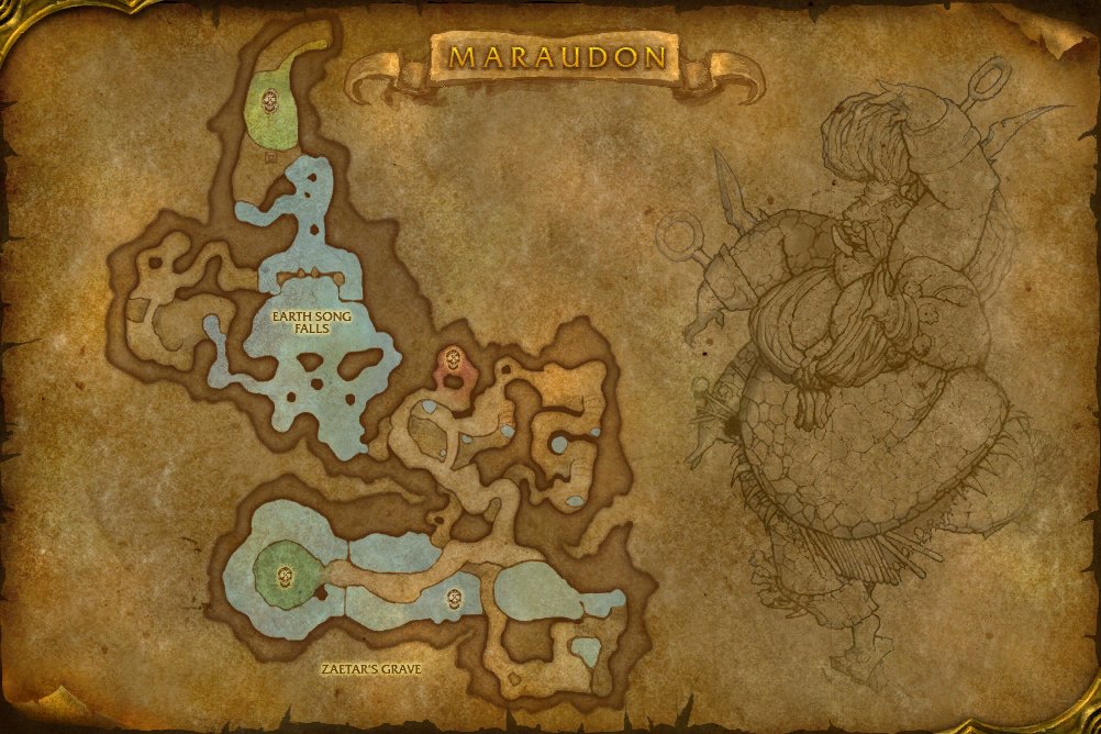 Maraudon map