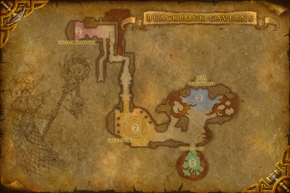 Blackrock Caverns map