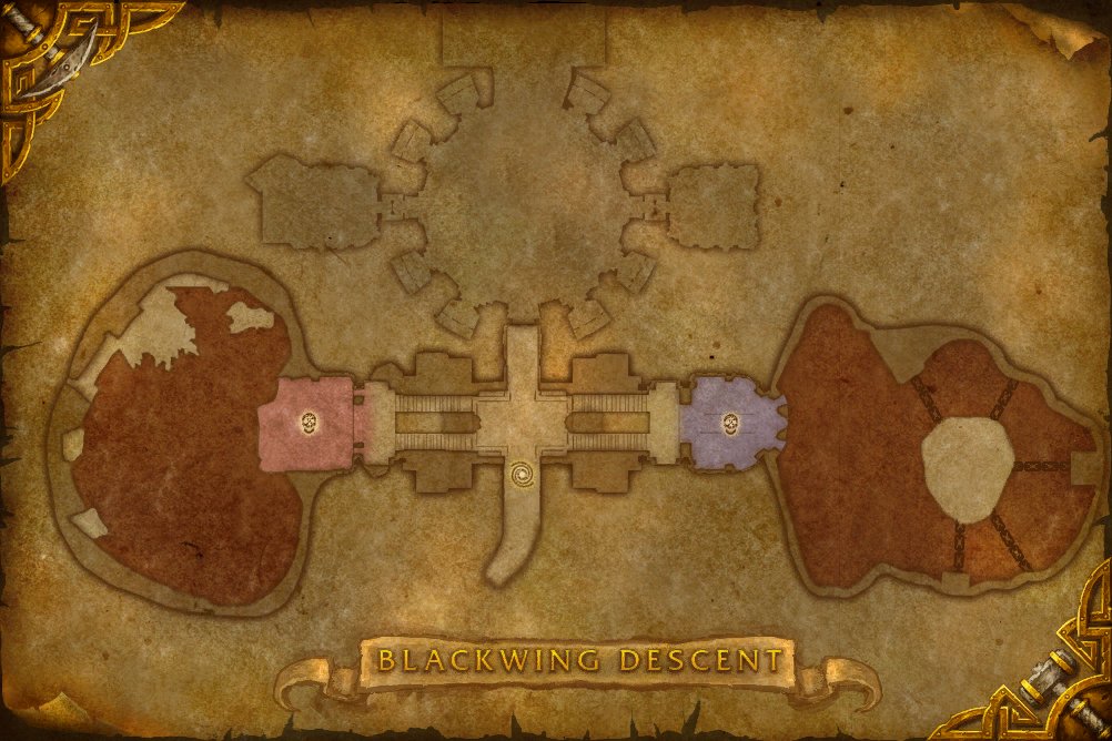 Blackwing Descent map