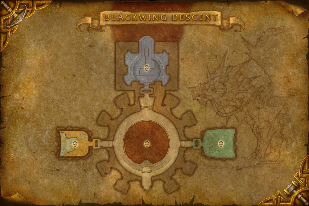 Blackwing Descent map