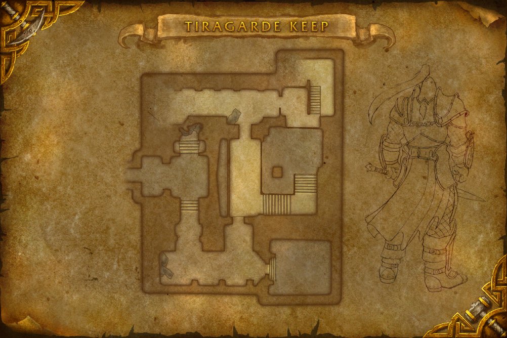 Tiragarde Keep map