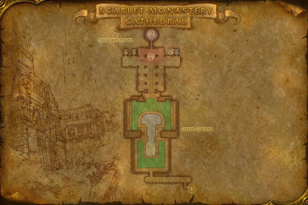 Scarlet Monastery map