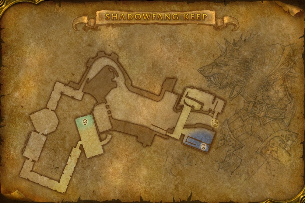 Shadowfang Keep map