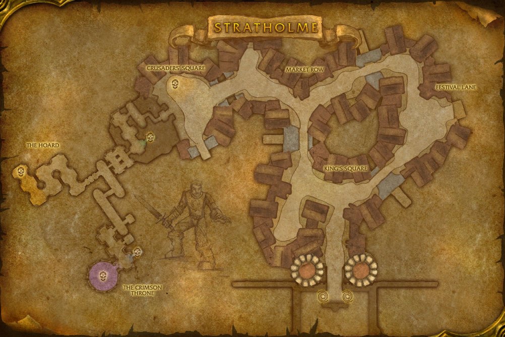 Stratholme map