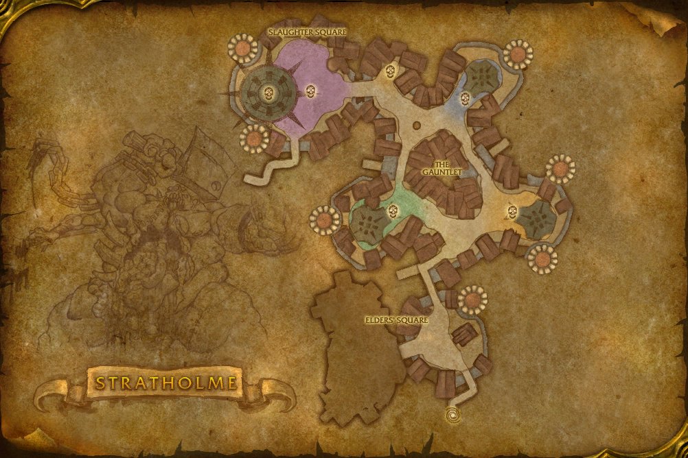 Stratholme map