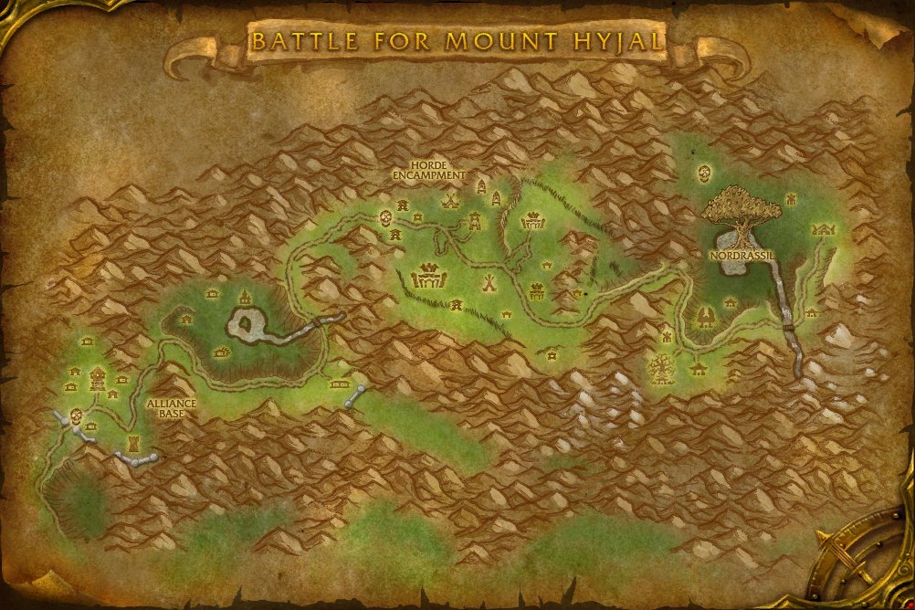 Hyjal Summit map
