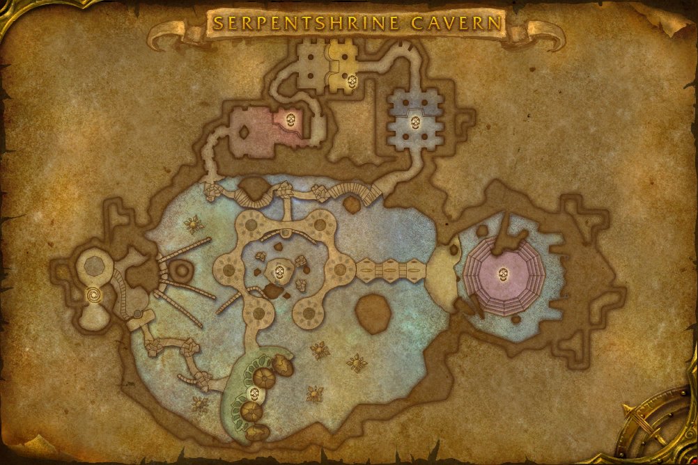 Serpentshrine Cavern map