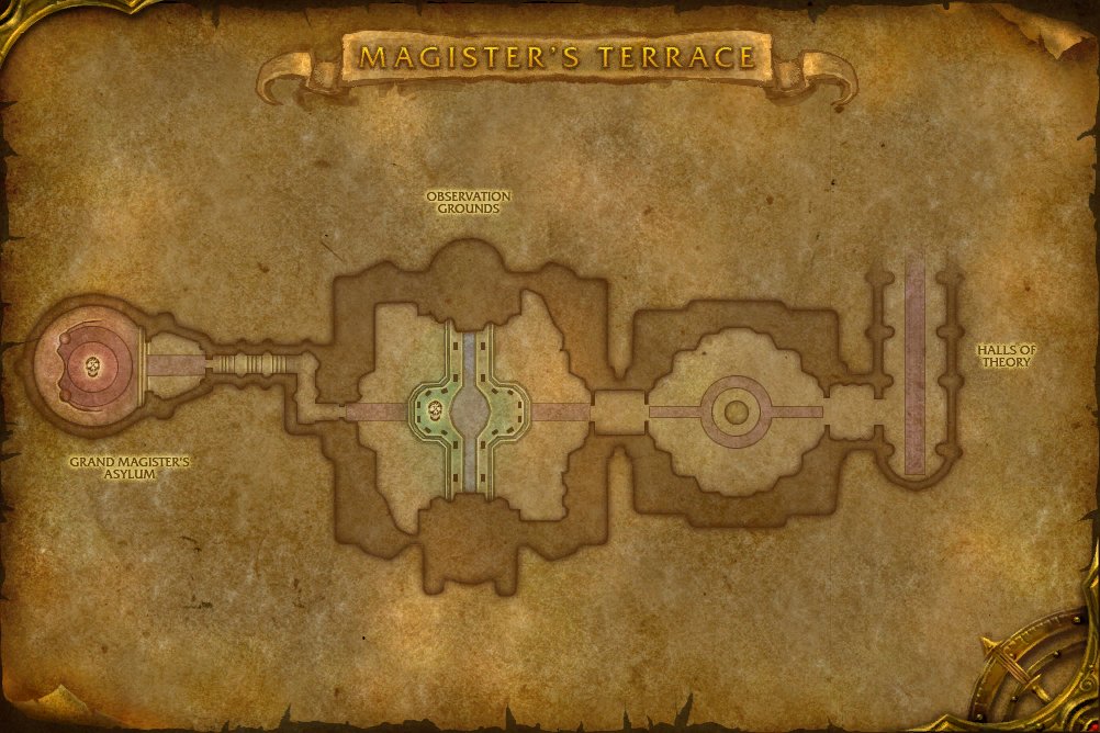 Magisters' Terrace map