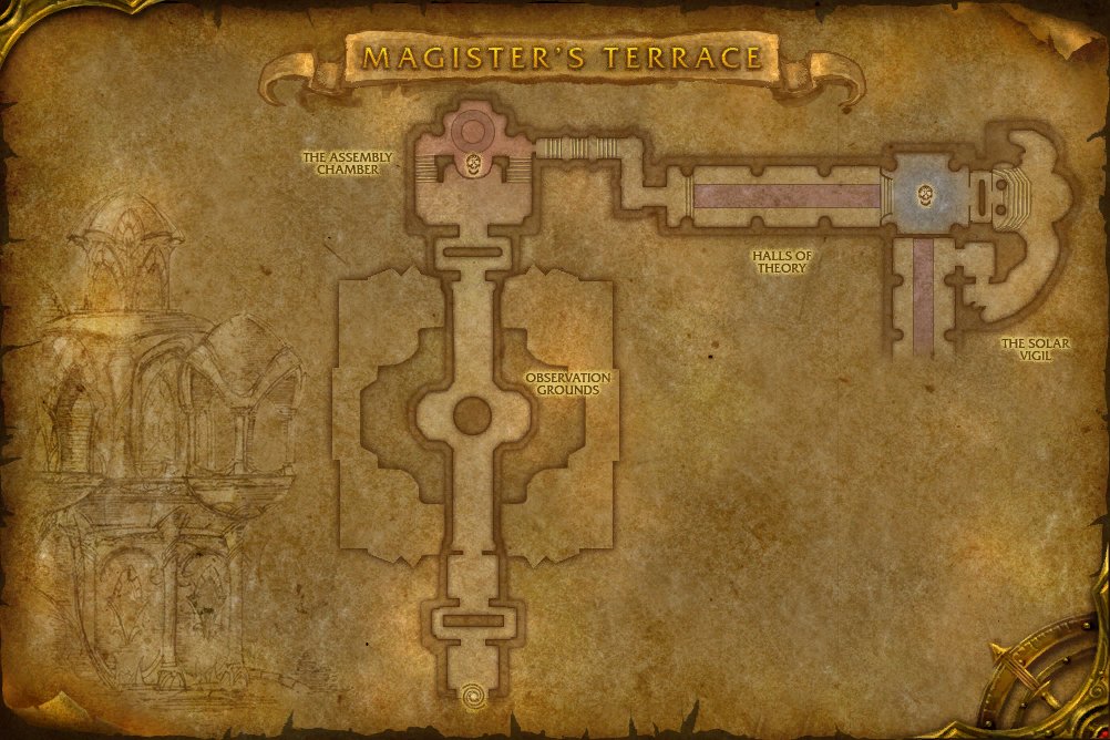 Magisters' Terrace map