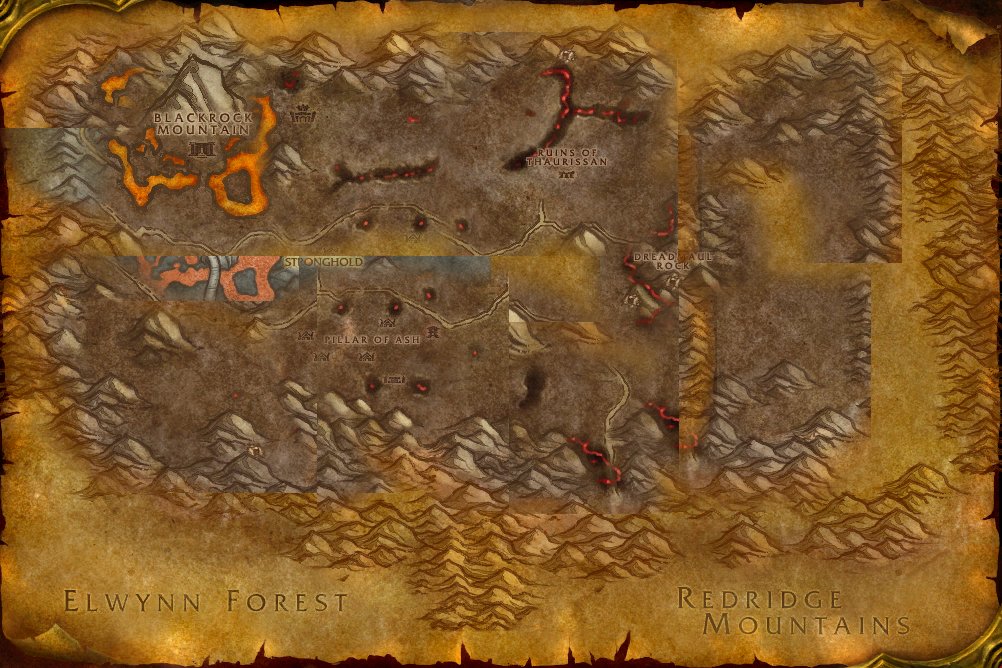 Burning Steppes map