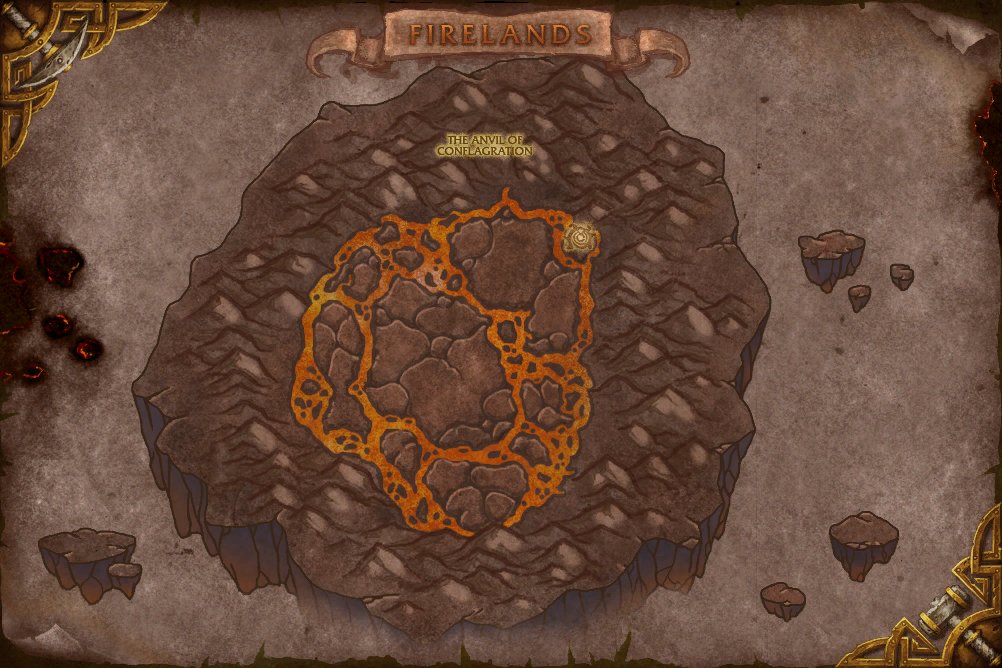 Firelands map
