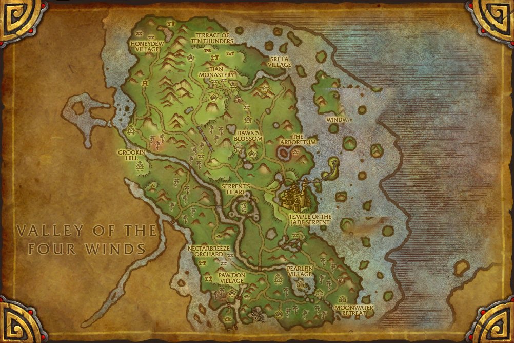 The Jade Forest map