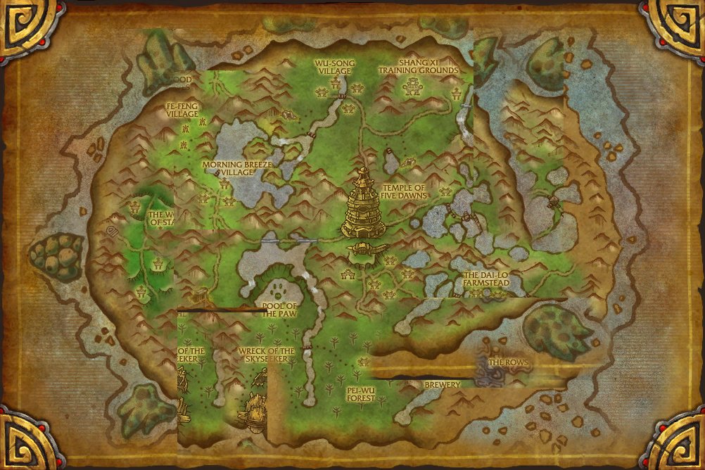 The Wandering Isle map