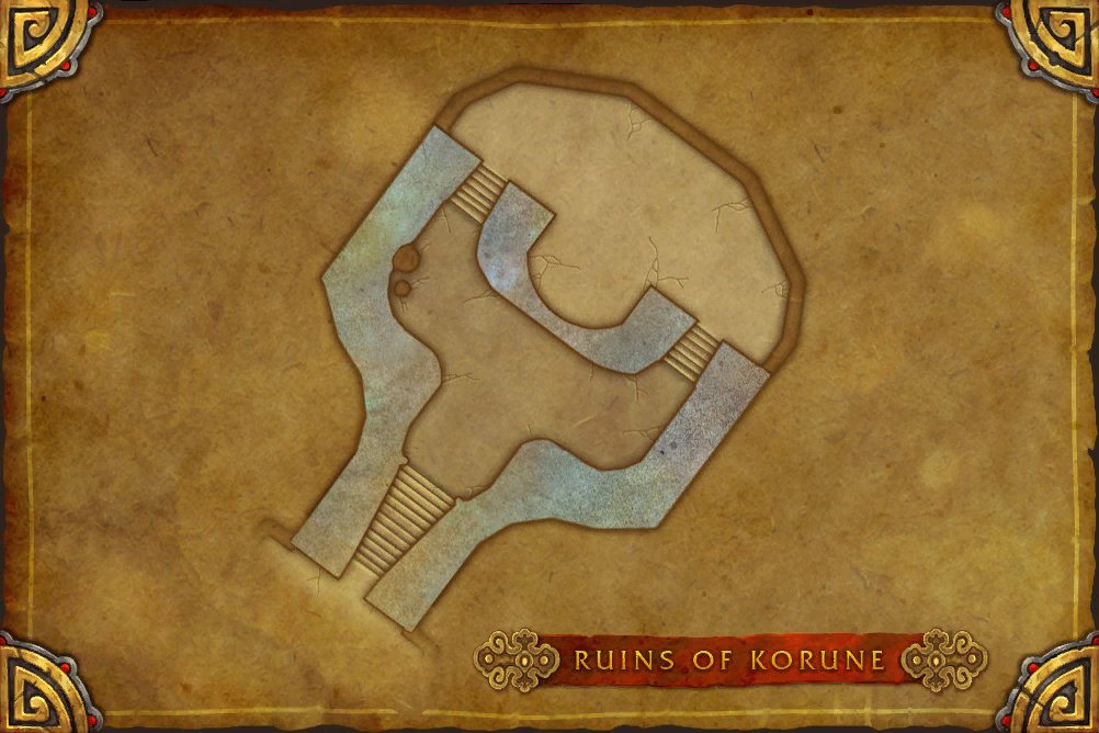 Ruins of Korune map