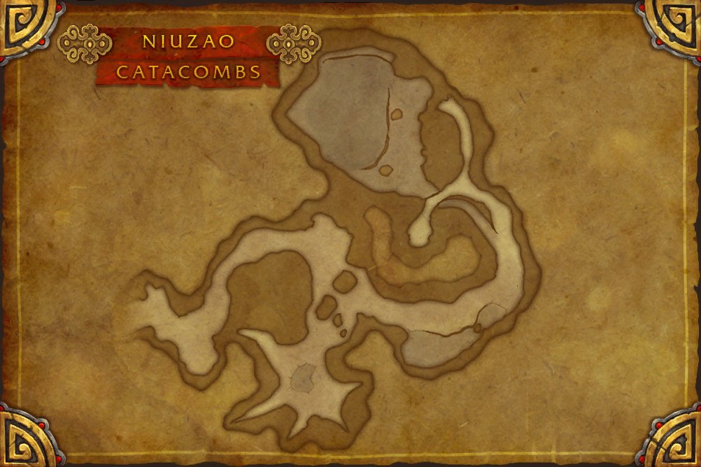 Niuzao Temple map
