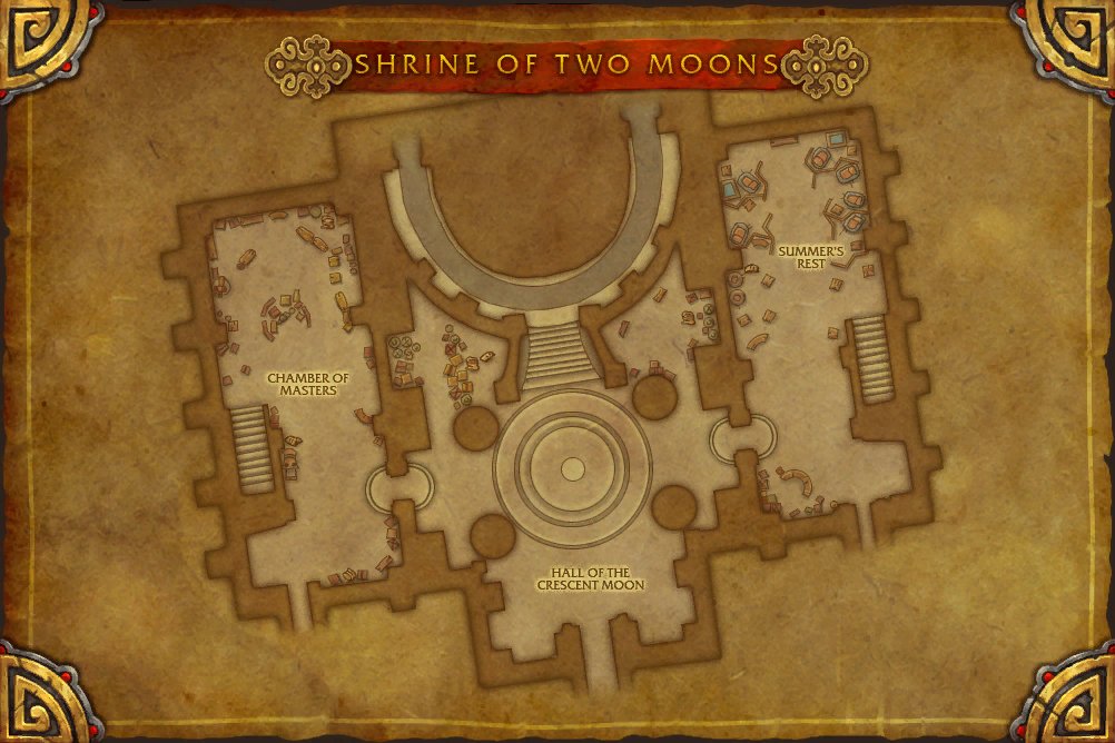 Shrine of Two Moons map