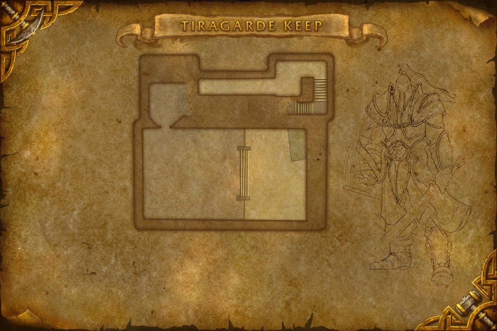 Tiragarde Keep map