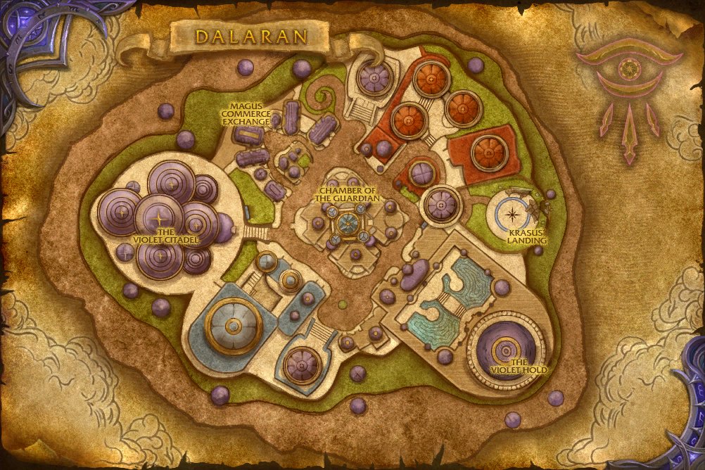 Dalaran map