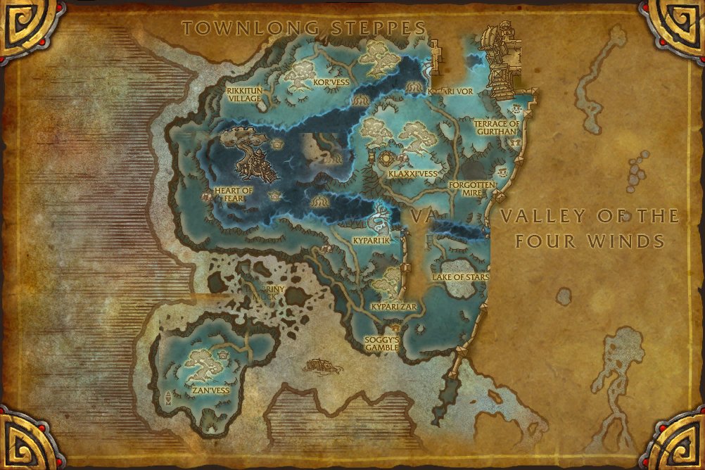 Dread Wastes map