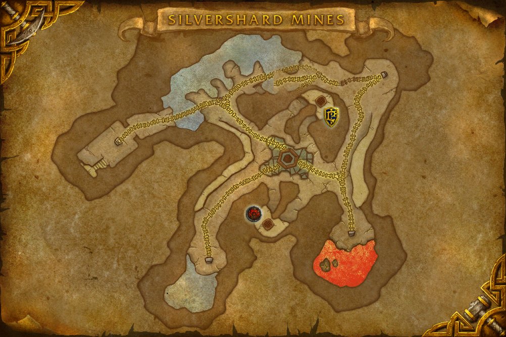 Silvershard Mines map