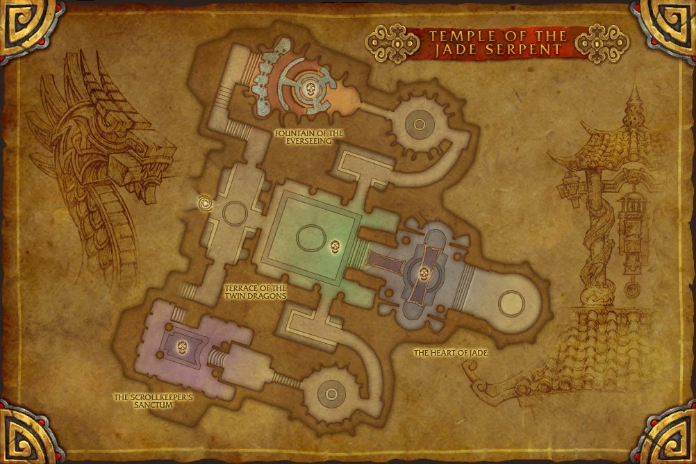 Temple of the Jade Serpent map