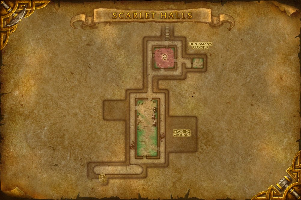 Scarlet Halls map