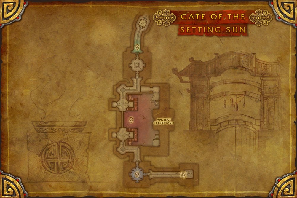 Gate of the Setting Sun map