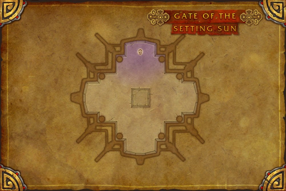 Gate of the Setting Sun map