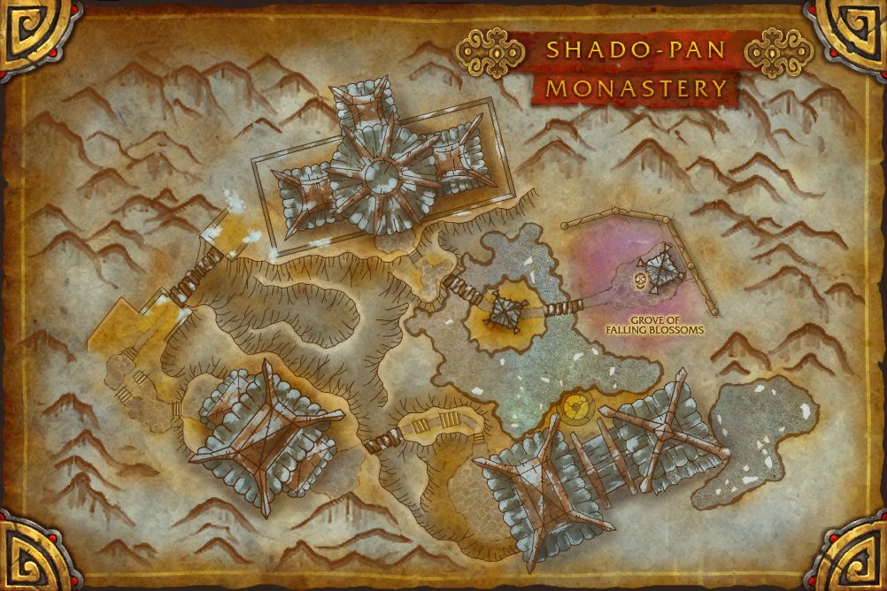 Shado-Pan Monastery map
