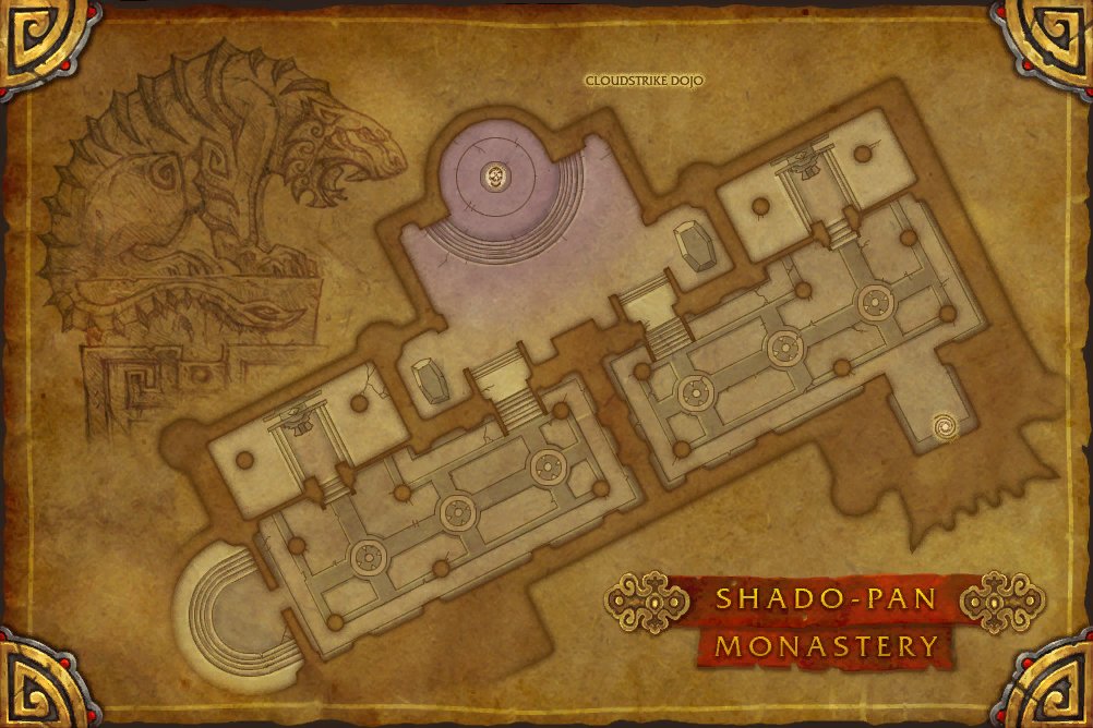 Shado-Pan Monastery map