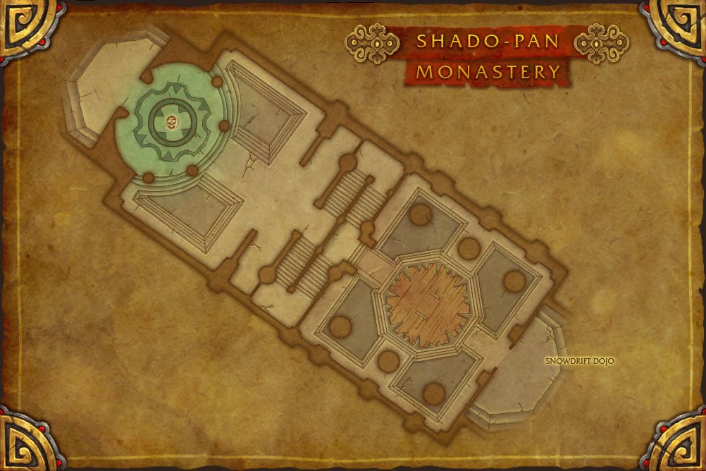 Shado-Pan Monastery map